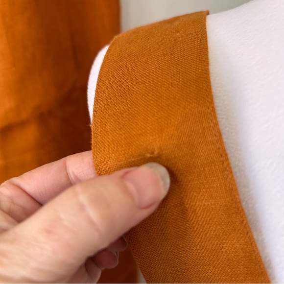 Banana Republic Women’s 14 Linen (2 piece set) Cross over vest Skirt Resort NWT - Picture 5 of 14